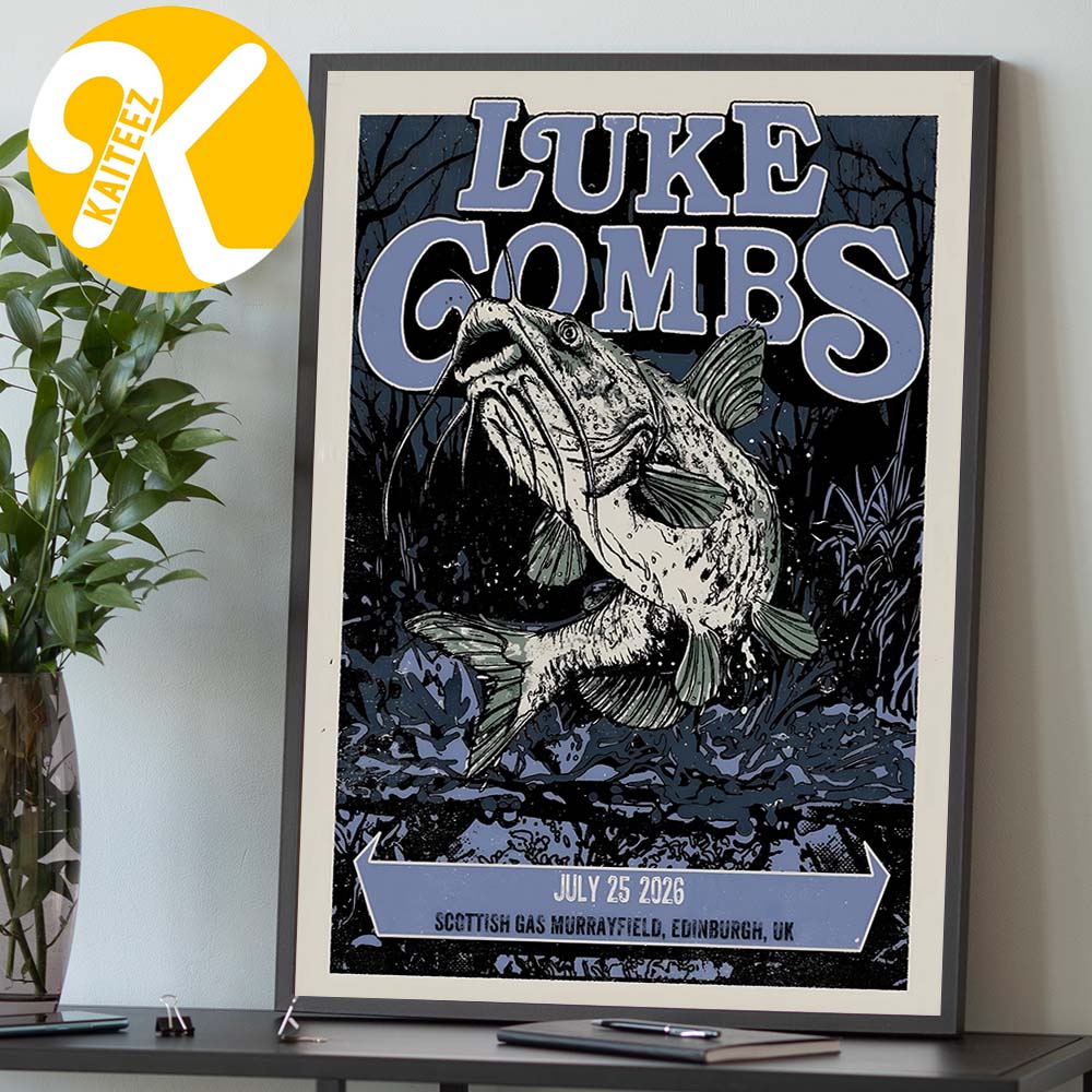 Luke Combs Edinburgh UK Exclusive Poster Night 2 At Scottish Gas Murrayfield In Edinburgh UK On July 25 2026 Home Decor Poster Canvas Luke Combs Edinburgh UK Exclusive Poster Night 2 At Scottish Gas Murrayfield In Edinburgh UK On July 25 2026 Home Decor Poster Canvas