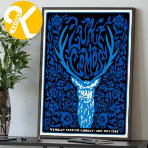 Luke Combs London UK Exclusive Event Poster At Wembley Stadium In London UK On July 31 2026 Home Decor Poster Canvas