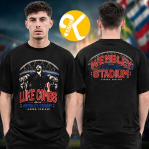 Luke Combs London UK Exclusive Event Tee At Wembley Stadium In London UK On July 31 And August 1 2 2026 Two Sided Unisex T-Shirt