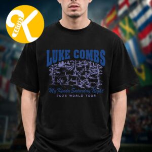 Luke Combs Merch EU And UK My Kinda Saturday Night Tour 2026 Logo Unisex T-Shirt