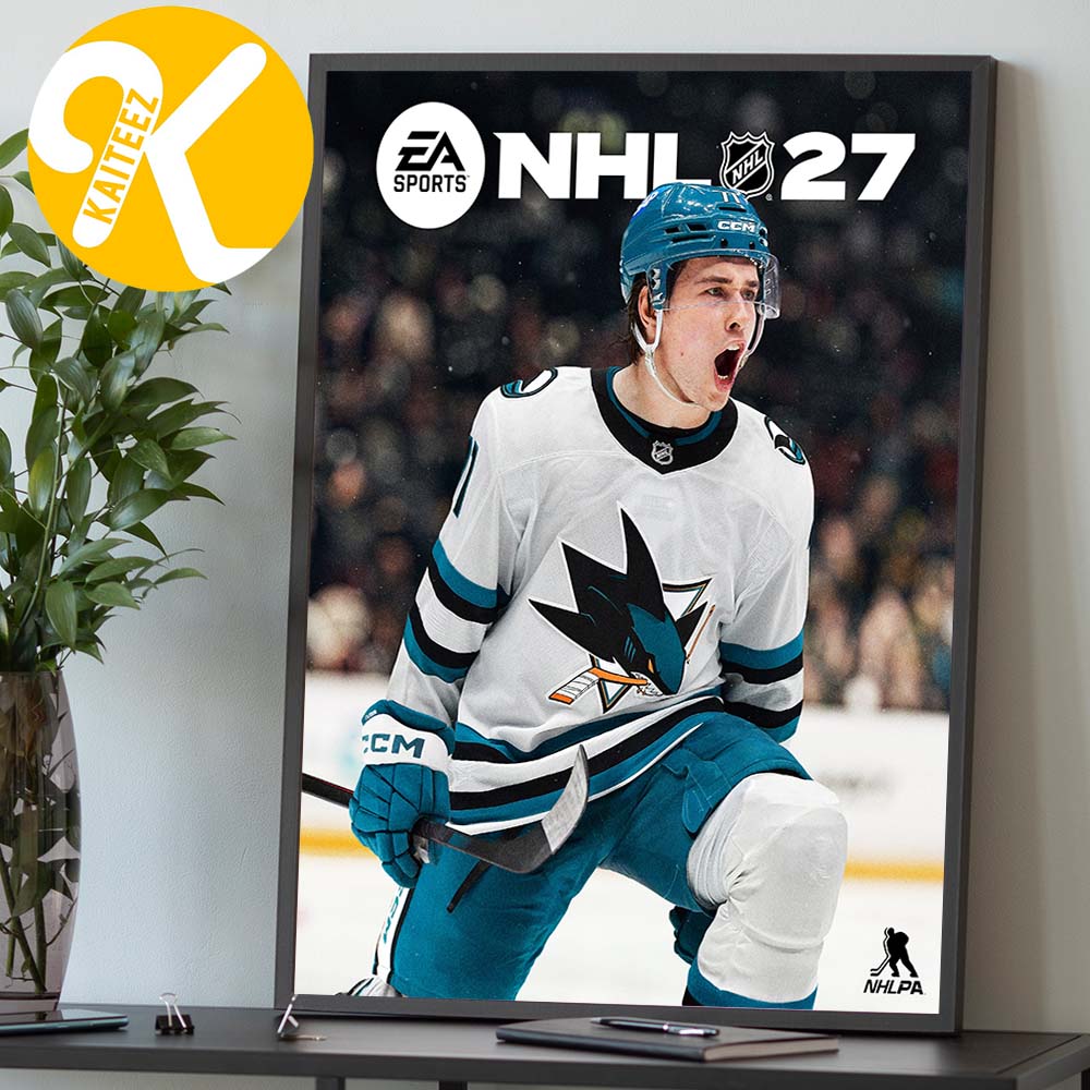 Macklin Celebrini NHL 27 Cover Athlete Home Decor Poster Canvas Macklin Celebrini NHL 27 Cover Athlete Home Decor Poster Canvas