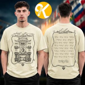 Madison Beer The Locket Tour 2026 Merch Vintage Graphic Tour Dates Two Sided Unisex T-Shirt