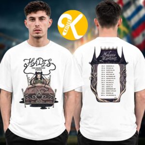 Melanie Martinez Merch Hades The Sacrifice Tour 2026 Bed Graphic Tour Dates Two Sided Unisex T-Shirt