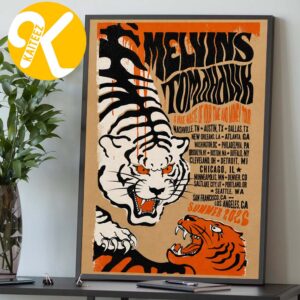 Melvins A Huge Waste of Your Time And Money Summer Tour 2026 Tour Dates Home Decor Poster Canvas