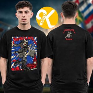 Metallica M72 London Event Tee Pop Up Store At London Stadium In London UK On July 3 5 2026 Two Sided Unisex T-Shirt