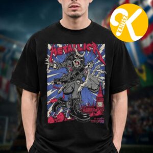 Metallica M72 London Limited Edition Poster Pop Up Store At London Stadium In London UK On July 3 5 2026 Unisex T-Shirt