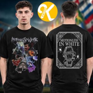 Motionless In White Merch The Sweat And Blood Tour 2026 Eternally Yours Two Sided Unisex T-Shirt