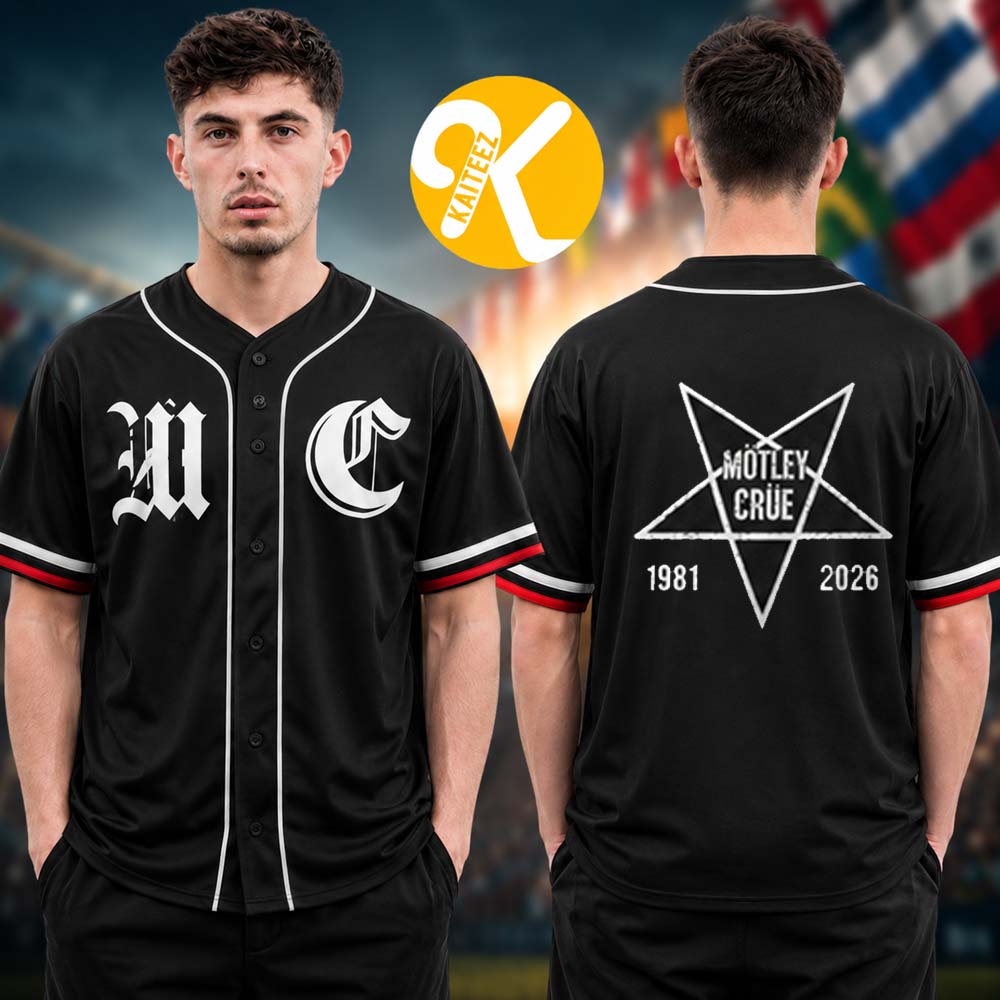 Motley Crue Merch The Return Of The Carnival Of Sins Tour 2026 Baseball Jersey Motley Crue Merch The Return Of The Carnival Of Sins Tour 2026 Baseball Jersey