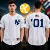 New York Yankees x Jay Z Reasonable Doubt x Mitchell And Ness Navy Baseball Jersey