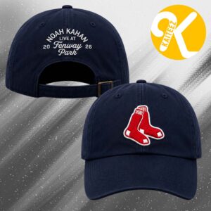 Noah Kahan Live In Boston Exclusive Merch The Great Divide Tour 2026 At Fenway Park In Boston MA On July 7 8 10 11 2026 Classic Cap Hat Snapback