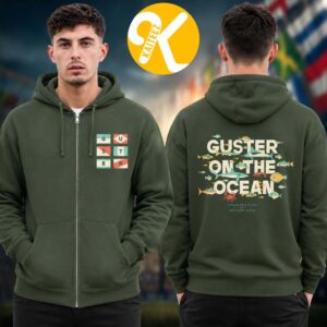 On The Ocean Festival 2026 Merch In Portland Maine On August 7-9 2026 Fish Zip Hoodie