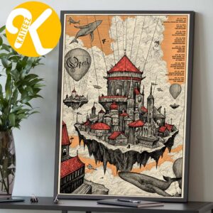 Opeth Exclusive Poster 2026 Summer Tour Home Decor Poster Canvas