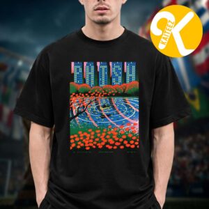 Phish Dry Goods New York NY Limited Poster Event 5 Nights At The Garden On July 22 24 25 27 29 2026 Art By Rooovie Unisex T-Shirt