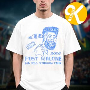 Post Malone x Cheatin Snakes Collab Merch White Unisex T-Shirt