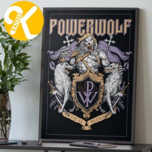 Powerwolf Merch Limited Art Print Medieval Home Decor Poster Canvas