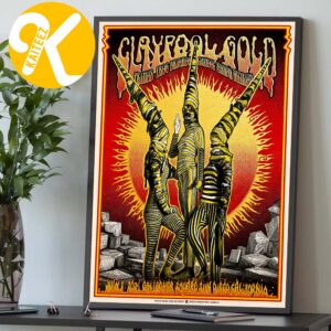 Primus The Claypool Gold Tour 2026 San Diego CA At Gallagher Square In San Diego CA On July 1 2026 Home Decor Poster Canvas