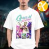 Queen Merch Budapest 40th Anniversary Track List Two Sided Unisex T-Shirt