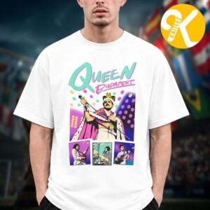 Queen Merch Budapest 40th Anniversary Pop Art Unisex T-Shirt