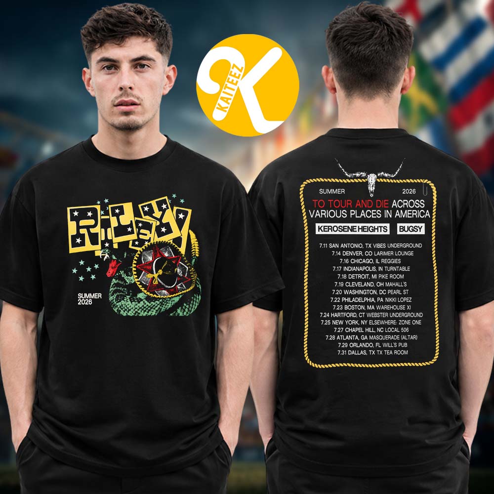 Riley The Band Summer Tour 2026 Merch Tour Dates Two Sided Unisex T-Shirt Riley The Band Summer Tour 2026 Merch Tour Dates Two Sided Unisex T-Shirt