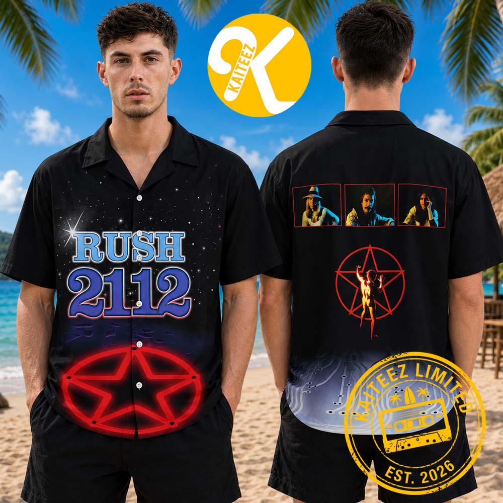 Rush 2112 Album Cover Summer Hawaiian Shirt Rush 2112 Album Cover Summer Hawaiian Shirt