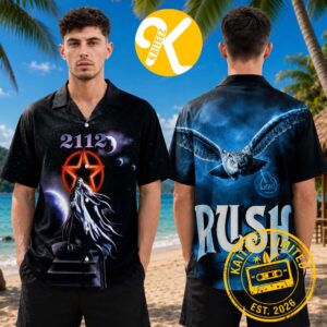 Rush 2112 Starman Album Cover Summer Hawaiian Shirt