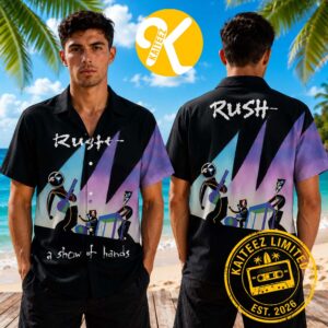Rush A Show Of Hands Album Cover Summer Hawaiian Shirt