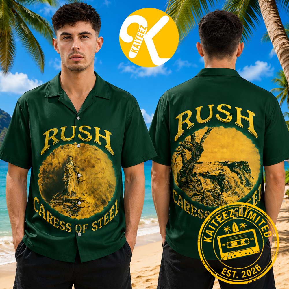 Rush Caress Of Steel Album Cover Summer Hawaiian Shirt Rush Caress Of Steel Album Cover Summer Hawaiian Shirt