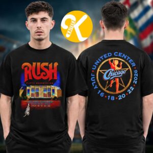 Rush Chicago IL Event Tee Fifty Some Thing Tour 2026 At United Center In Chicago IL On July 16 18 20 22 2026 Two Sided Unisex T-Shirt
