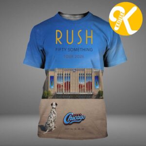 Rush Chicago IL Fifty Some Thing Tour 2026 At United Center In Chicago IL On July 16 18 20 22 2026 All Over Print Shirt