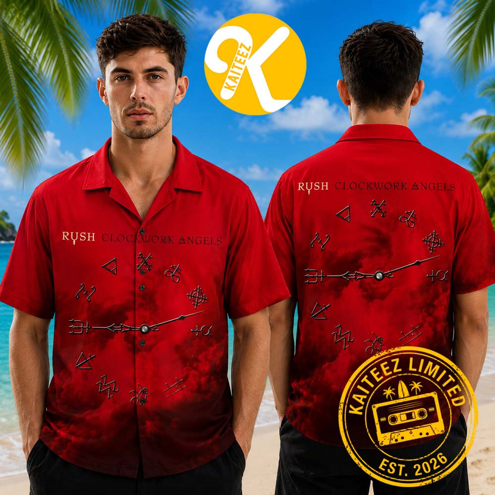 Rush Clockwork Angels Album Cover Summer Hawaiian Shirt Rush Clockwork Angels Album Cover Summer Hawaiian Shirt