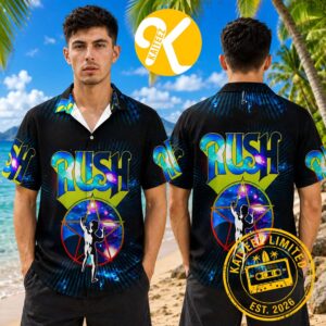 Rush Cosmic Star Album Cover Summer Hawaiian Shirt