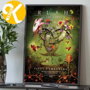 Rush New York City NY Event Poster At Madison Square Garden In New York City NY On July 28 30 And August 1 3 2026 Home Decor Poster Canvas