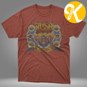 Rush Poster Four Shows Fifty Something Tour 2026 At Dickies Arena In Fort Worth TX On June 26 28 30 And July 2 2026 Unisex T-Shirt