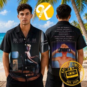 Rush Power Windows Album Cover Summer Hawaiian Shirt