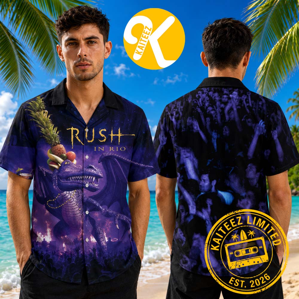 Rush Rush In Rio Album Cover Summer Hawaiian Shirt Rush Rush In Rio Album Cover Summer Hawaiian Shirt