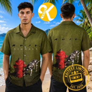 Rush Signals Album Cover Summer Hawaiian Shirt
