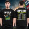 Simple Plan Merch The Bigger Than You Think US Tour 2026 Ghost Chase With Scooby Doo Tour Dates Two Sided Unisex T-Shirt Simple Plan Merch The Bigger Than You Think US Tour 2026 Ghost Chase With Scooby Doo Tour Dates Two Sided Unisex T-Shirt