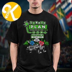 Simple Plan Valley Center CA Event Tee At The Events Center In Valley Center CA On July 26 2026 Unisex T-Shirt