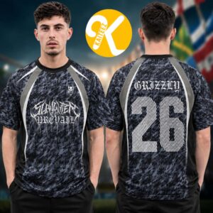 Slaughter To Prevail Grizzly Football Jersey Limited Edition