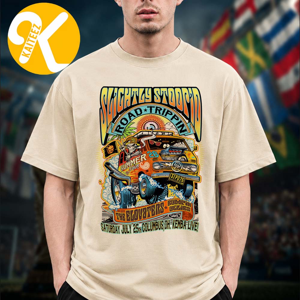 Slightly Stoopid Columbus OH Event Poster At Kemba Live! In Columbus OH On July 25 2026 Unisex T-Shirt Slightly Stoopid Columbus OH Event Poster At Kemba Live! In Columbus OH On July 25 2026 Unisex T-Shirt