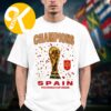 Somos Campeones Spain National Team 2026 FIFA World Cup Champions Black Two Sided Unisex T-Shirt Somos Campeones Spain National Team 2026 FIFA World Cup Champions Black Two Sided Unisex T-Shirt
