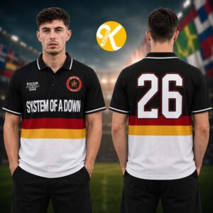System Of A Down Berlin DE Exclusive Polo Jersey Shirt