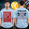 System Of A Down SOAD Merch EU And UK Tour 2026 Toxic City Eyes Graphic Two Sided Unisex T-Shirt