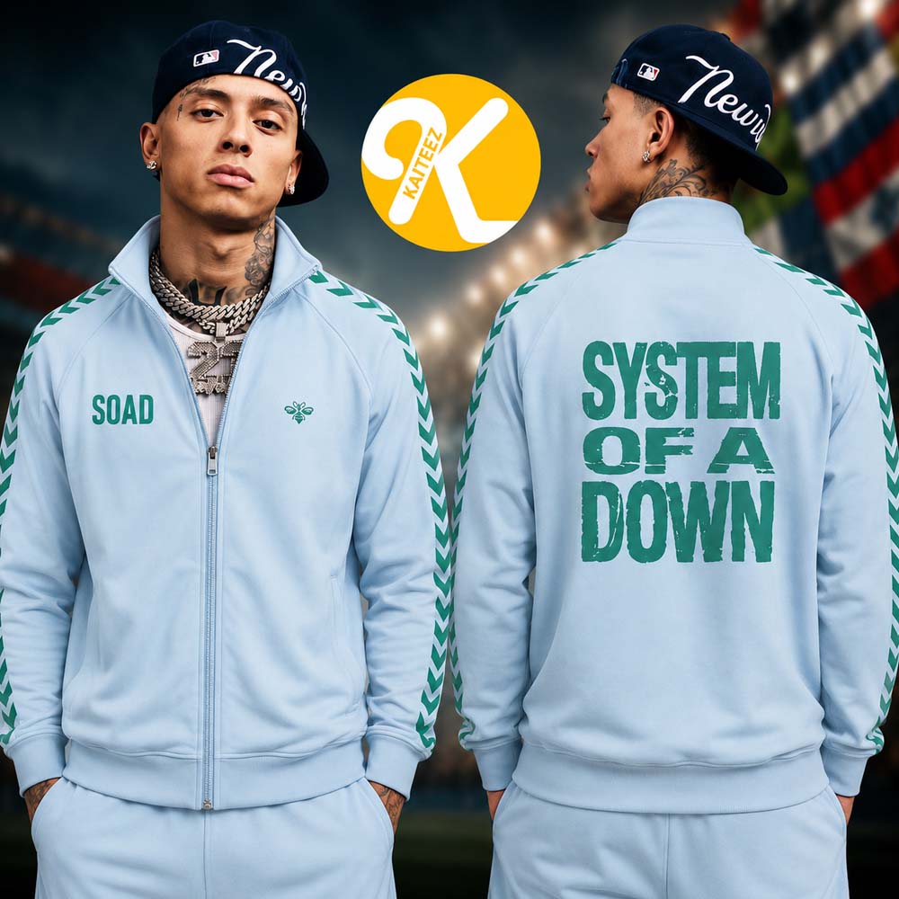 System Of A Down SOAD London England 2026 Pop Up Exclusive Merch July 13 15 2026 Blue Zipper Jacket System Of A Down SOAD London England 2026 Pop Up Exclusive Merch July 13 15 2026 Blue Zipper Jacket