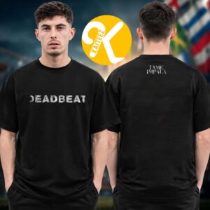 Tame Impala Deadbeat Tour 2026 Merch Logo Two Sided Unisex T-Shirt