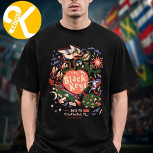 The Black Keys Clearwater FL Event Poster At The BayCare Sound In Clearwater FL On July 28 2026 Unisex T-Shirt
