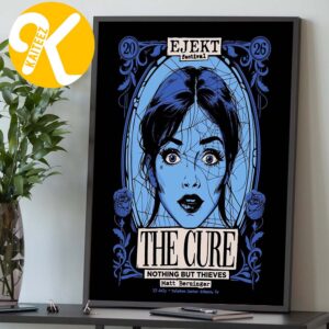 The Cure Event Poster Ejekt Festival 2026 At Telekom Center Athens In Athens GR On July 15 2026 Home Decor Poster Canvas