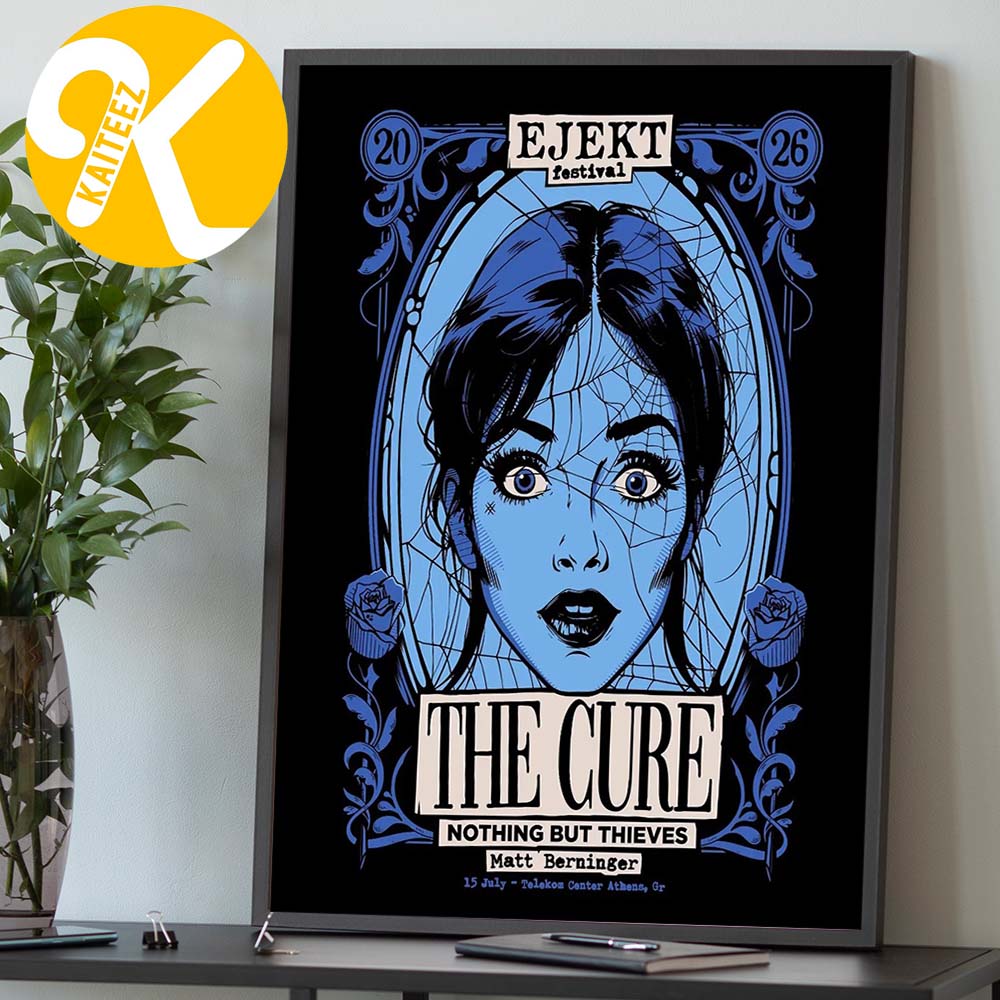 The Cure Event Poster Ejekt Festival 2026 At Telekom Center Athens In Athens GR On July 15 2026 Home Decor Poster Canvas The Cure Event Poster Ejekt Festival 2026 At Telekom Center Athens In Athens GR On July 15 2026 Home Decor Poster Canvas