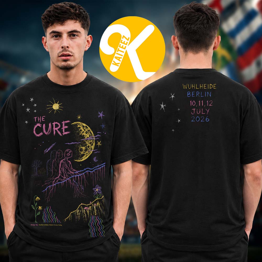 The Cure Exclusive Tee Venue Berlin July 10 11 12 2026 Event Two Sided Unisex T-Shirt The Cure Exclusive Tee Venue Berlin July 10 11 12 2026 Event Two Sided Unisex T-Shirt