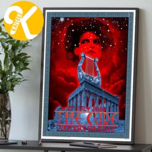 The Cure Limited Edition Event Poster Athens Greece On July 15 2026 Home Decor Poster Canvas